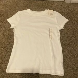 White ribbed tshirt